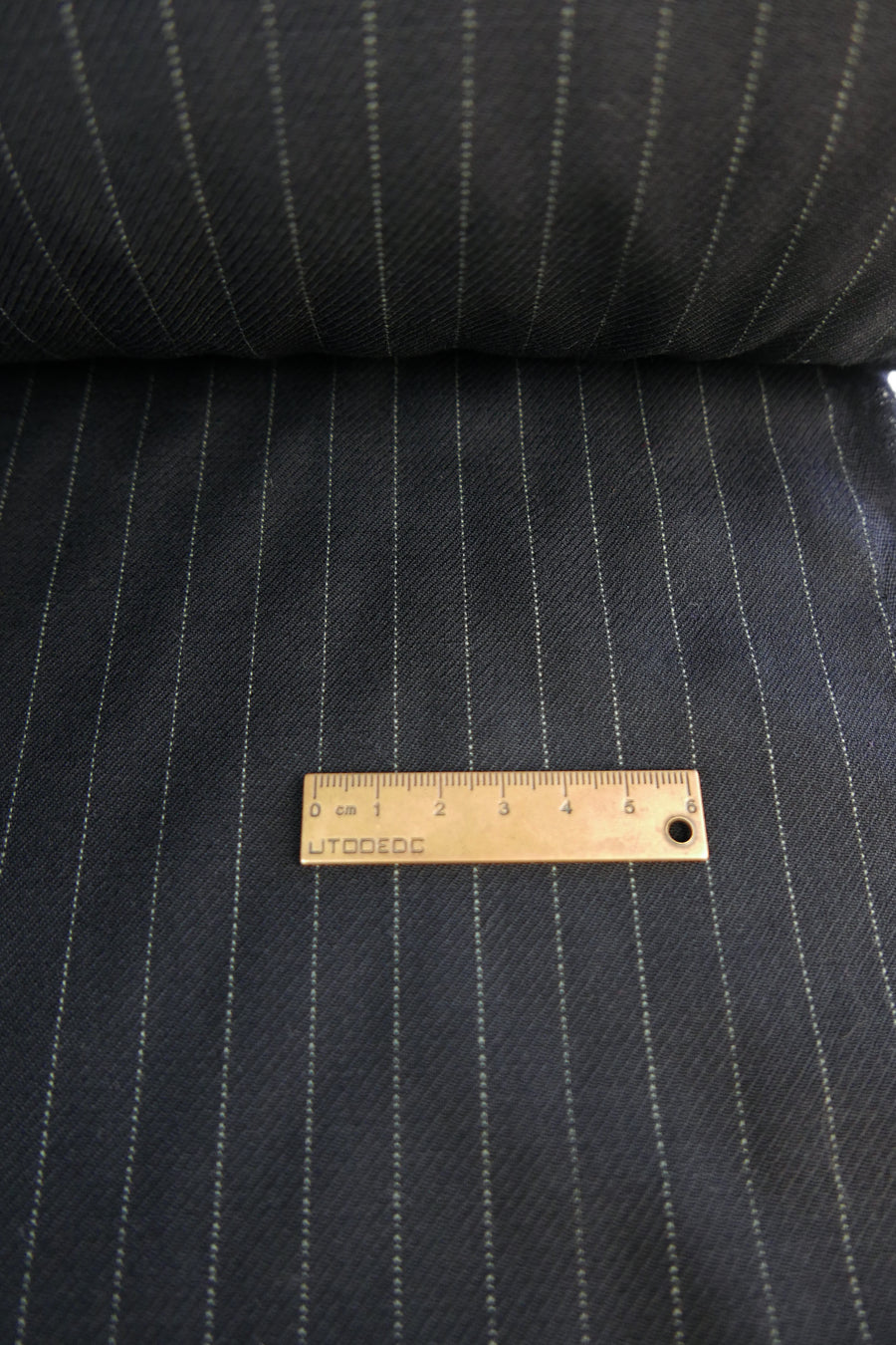 Italian Pure Wool Suiting | Chalk Stripe