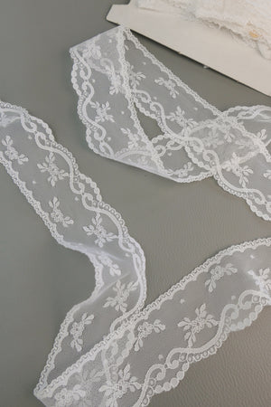#77 Archival Dutch Chantilly Lace - 6cm | Off-White