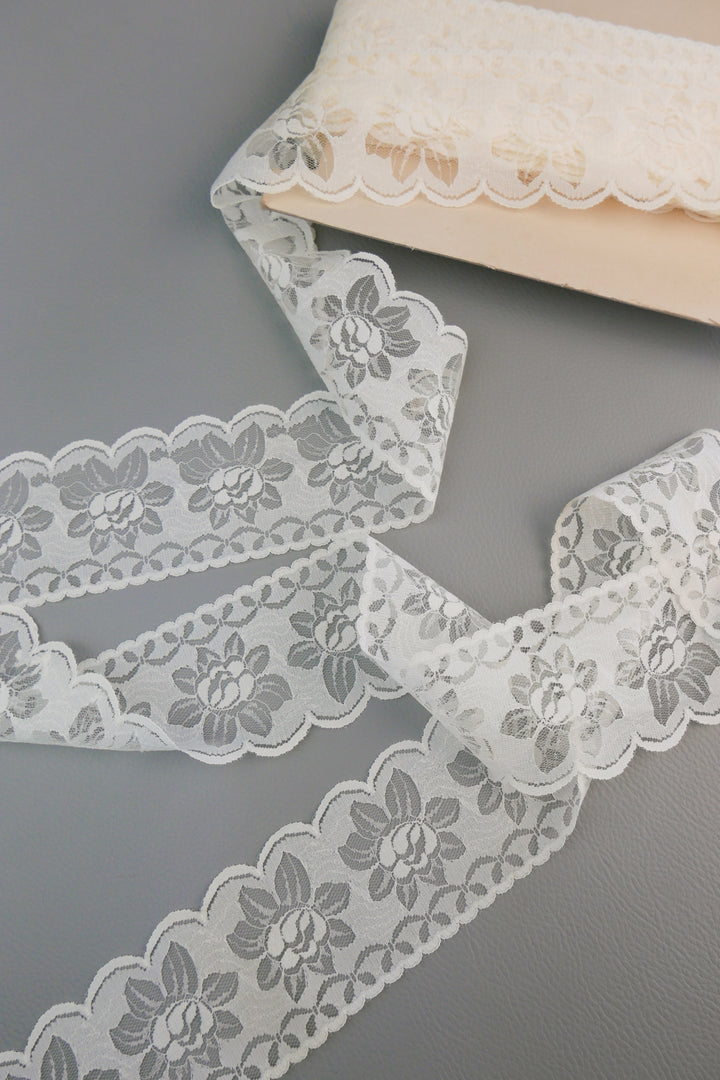 #74 Archival Dutch Chantilly Lace - 6.5cm | Cream