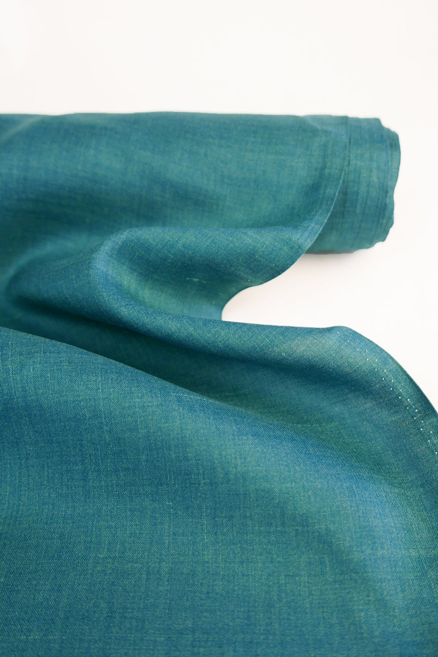 Teal - Silk Linen Melange | Ocean (LAST CUT - 1.3M)