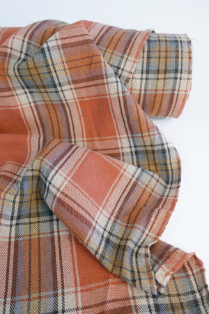 Hannah - Wool Flannel | Burnt Orange