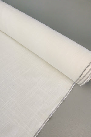 Crosshatch Linen | Off-White