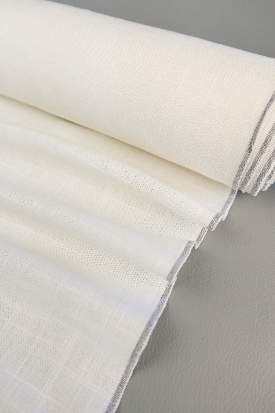 Crosshatch Linen | Off-White