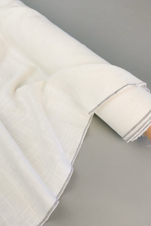 Crosshatch Linen | Off-White