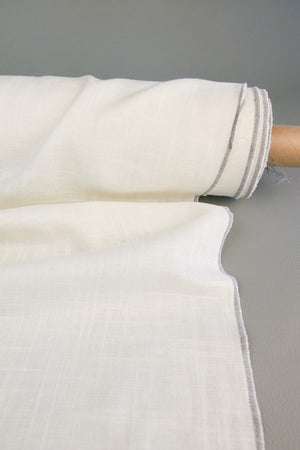 Crosshatch Linen | Off-White
