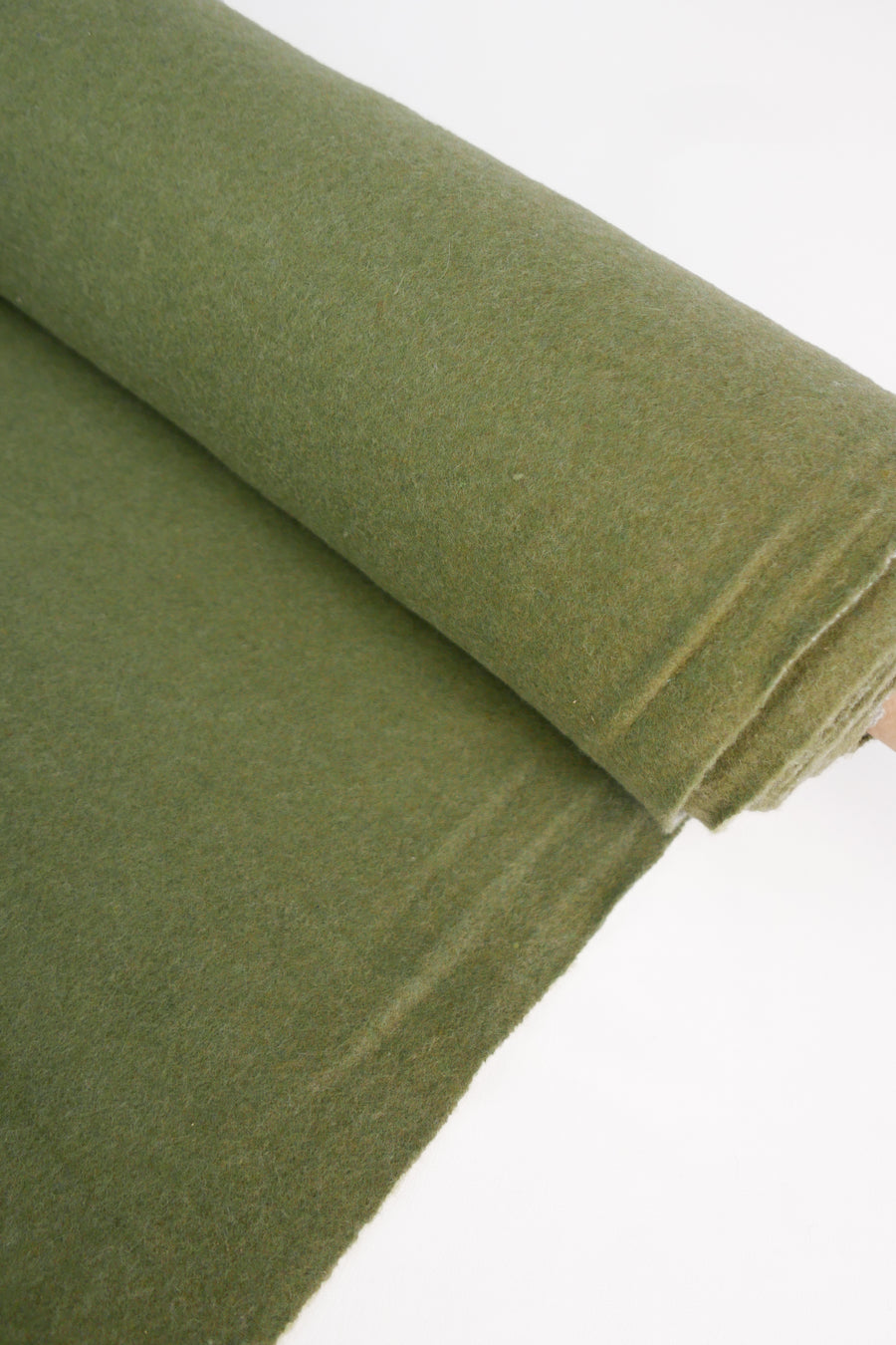 Giulia - Double Faced Boiled Wool | Jade