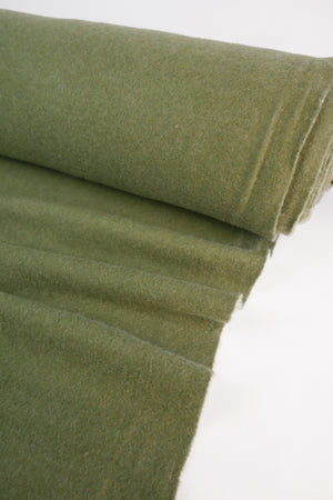Giulia - Double Faced Boiled Wool | Jade