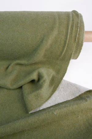 Giulia - Double Faced Boiled Wool | Jade