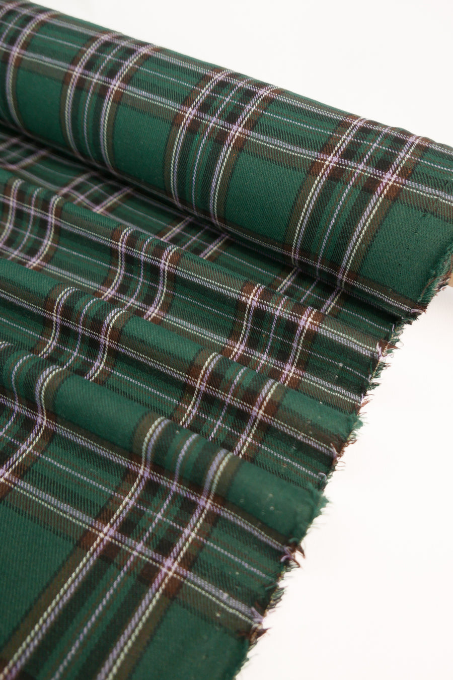Franklin - Tartan Wool Flannel | Pine (LAST CUT - 3M)