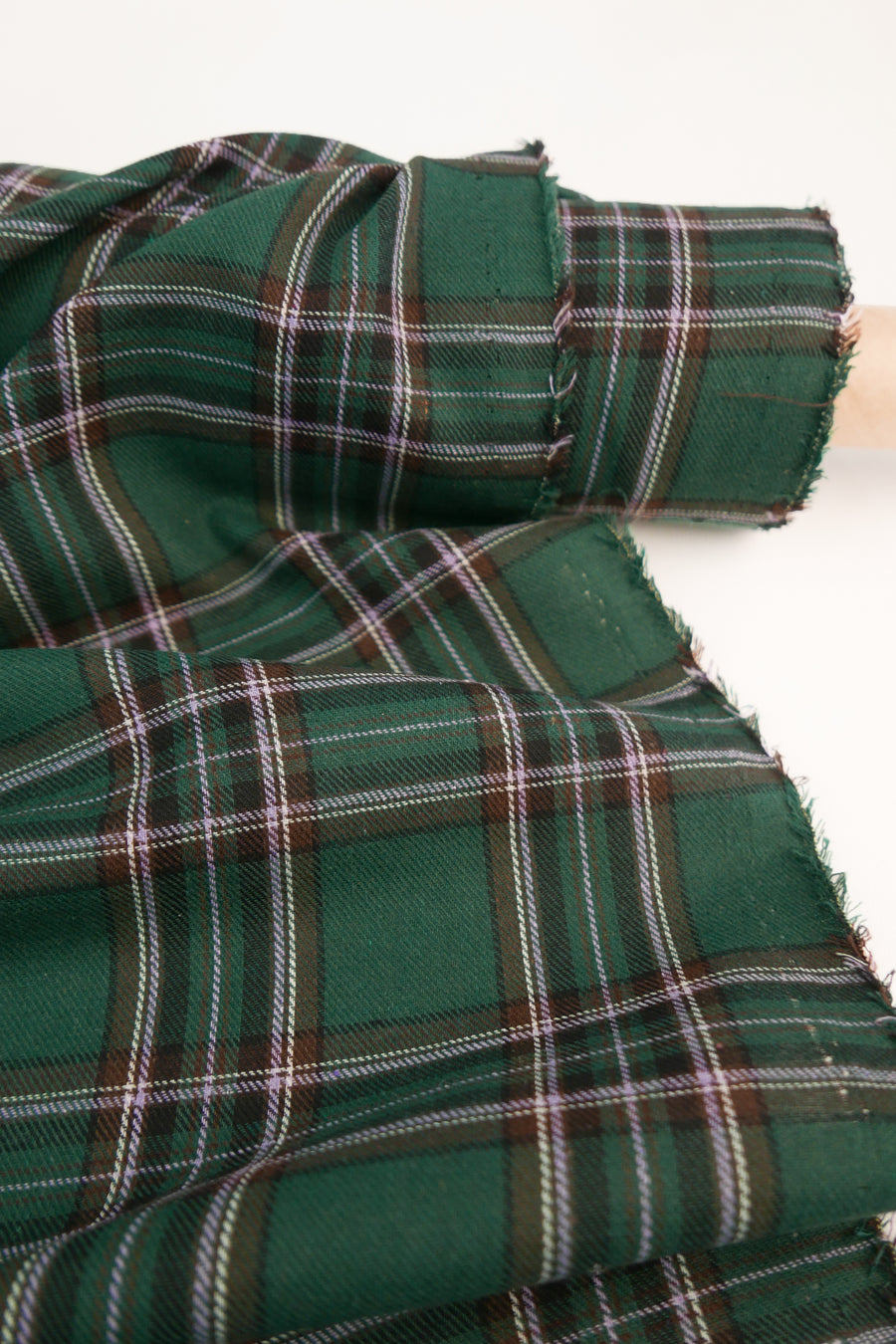 Franklin - Tartan Wool Flannel | Pine (LAST CUT - 3M)