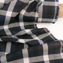 Ziggy - Checked Wool Flannel | Deep Blue Remnant (2.8M)