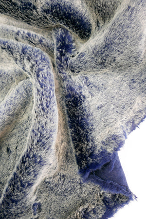 Belle - Korean Faux Fur | Arctic Blue