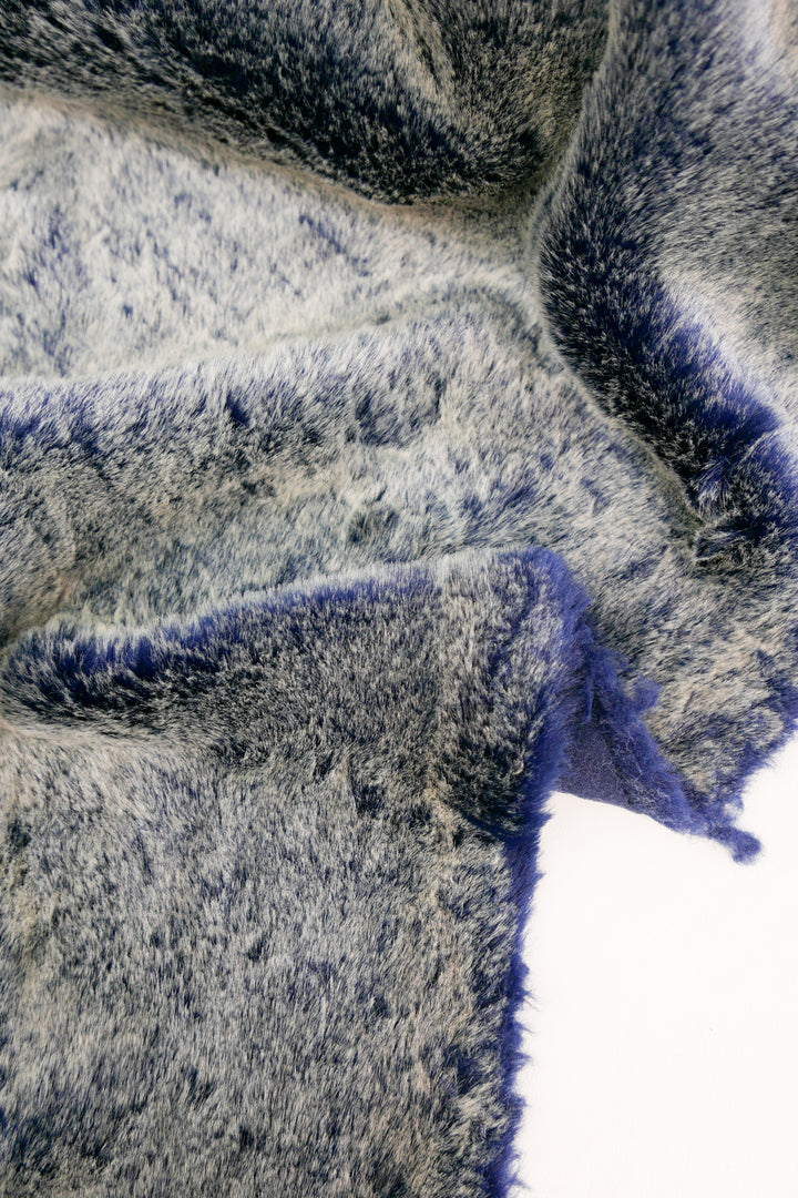 Belle - Korean Faux Fur | Arctic Blue