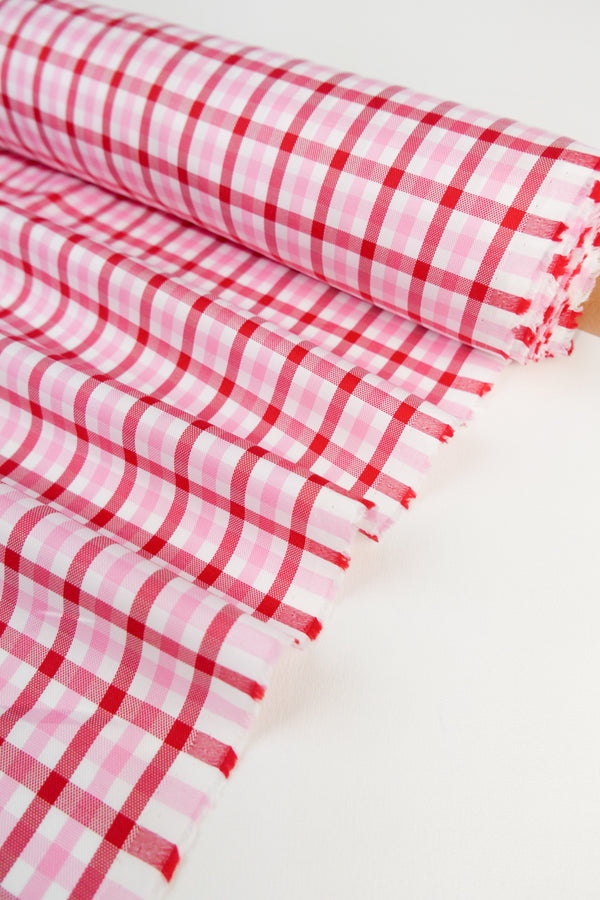 Shibuya - Japanese Cotton Shirting | Strawberry (LAST CUT - 2.2M)