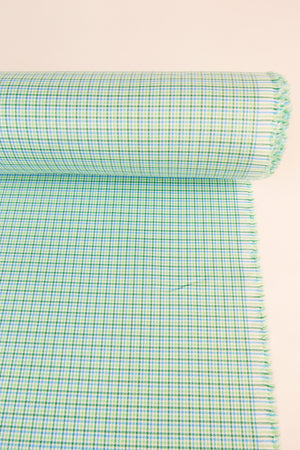 Leno - Japanese Cotton Shirting | Lime Spritz