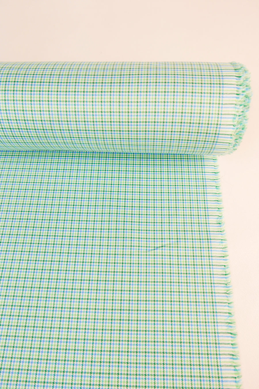 Leno - Japanese Cotton Shirting | Lime Spritz