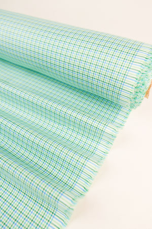 Leno - Japanese Cotton Shirting | Lime Spritz