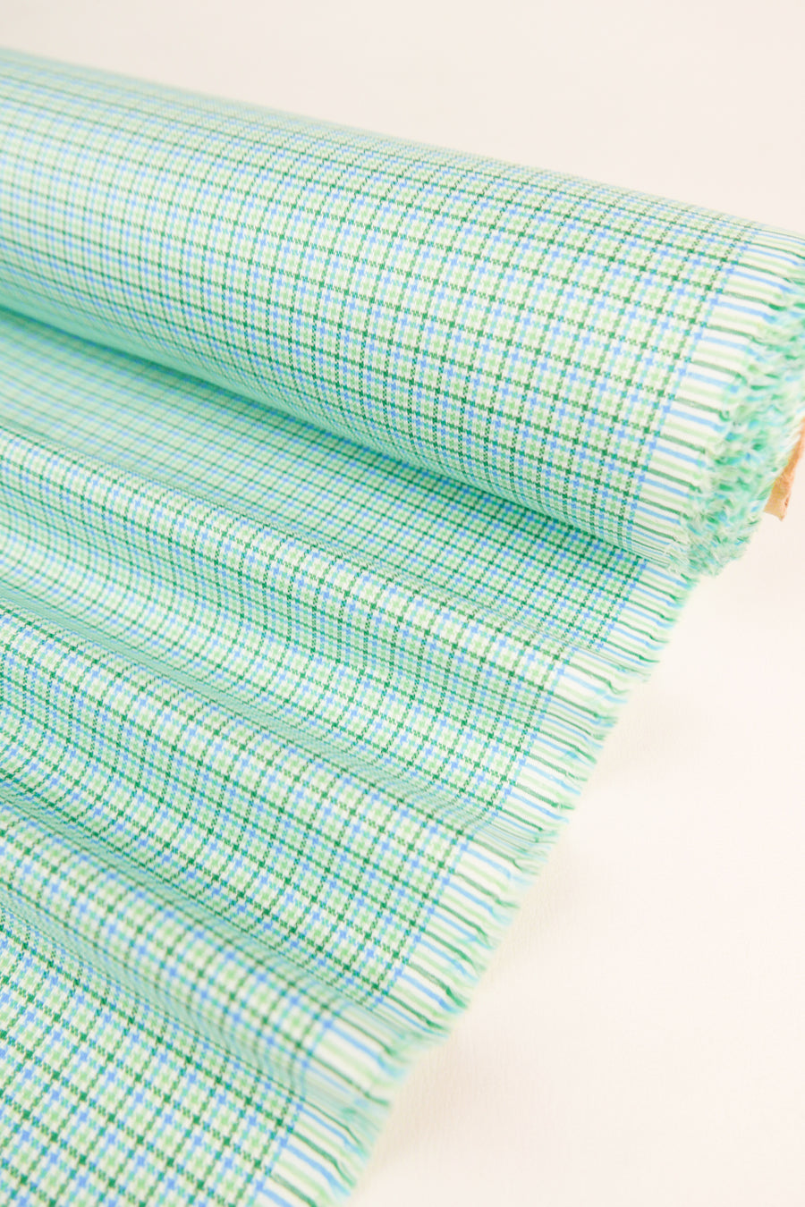 Leno - Japanese Cotton Shirting | Lime Spritz
