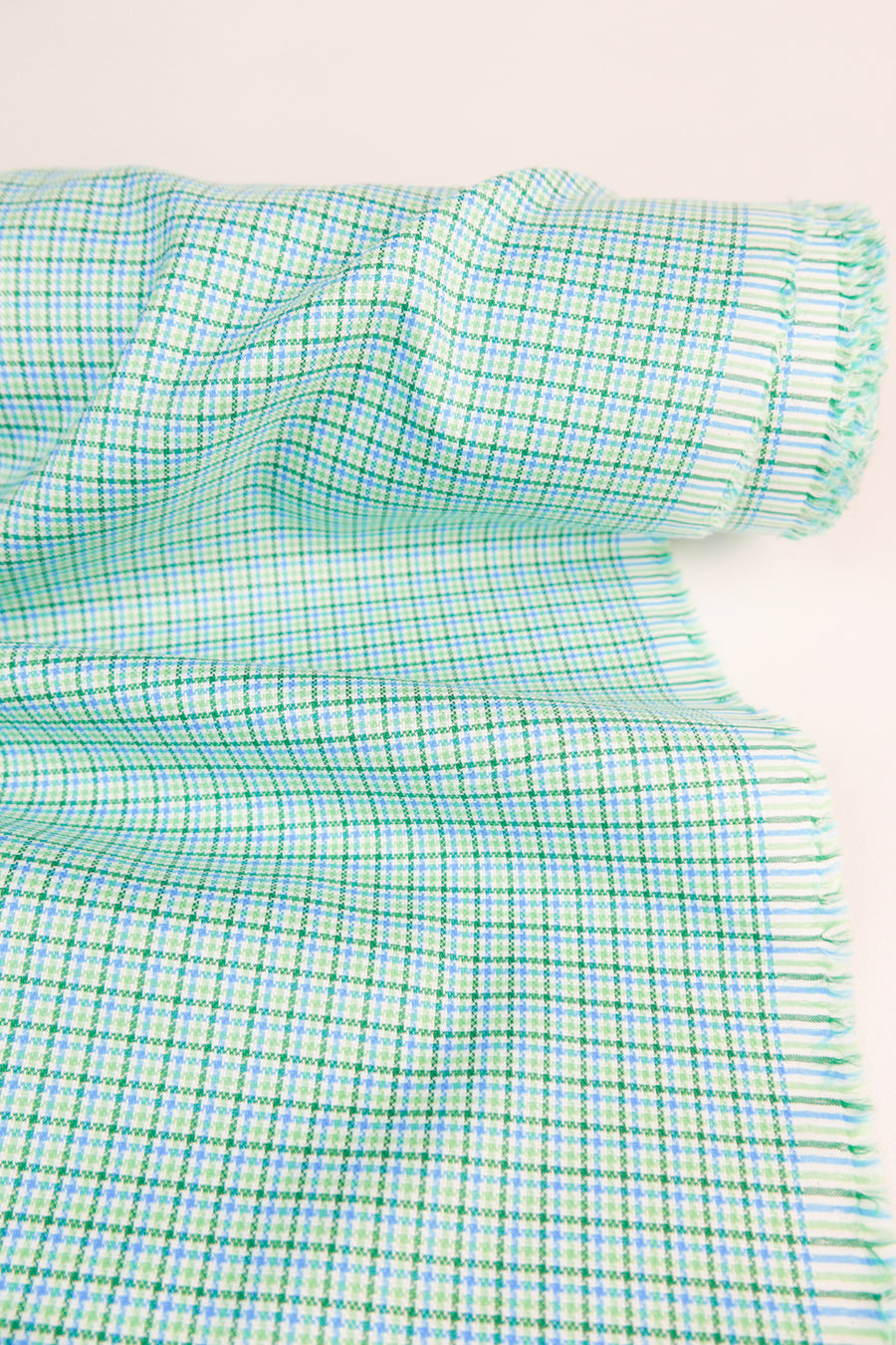 Leno - Japanese Cotton Shirting | Lime Spritz