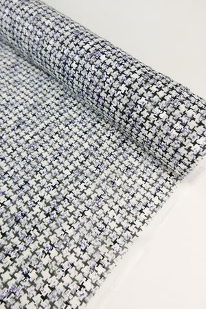 Yuzu - Japanese Cut Jaquard Devoré | Indigo #4