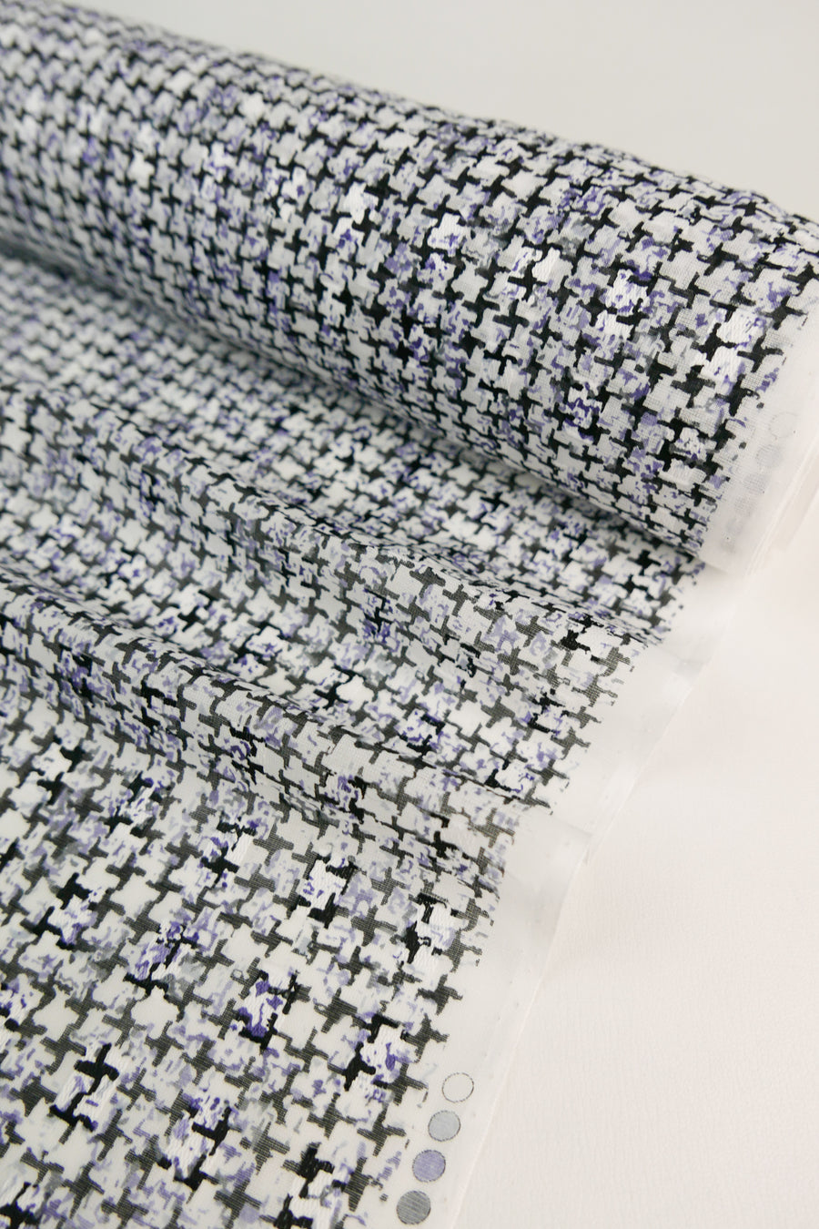 Yuzu - Japanese Cut Jaquard Devoré | Indigo #4