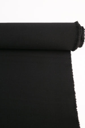 Japanese Pure Wool Suiting | Classic Black