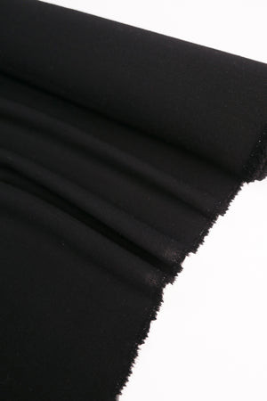 Japanese Pure Wool Suiting | Classic Black