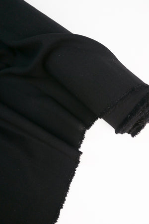 Japanese Pure Wool Suiting | Classic Black
