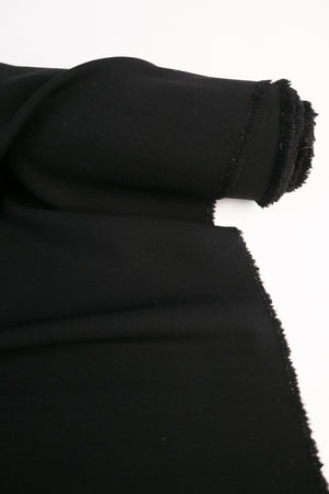 Japanese Pure Wool Suiting | Classic Black