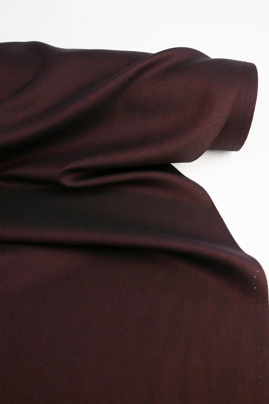 Japanese Pure Wool Shot Suiting | Ruby