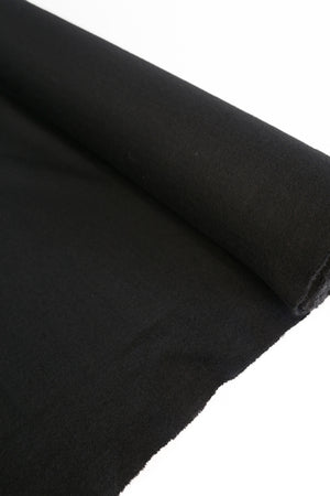 Merino Double-Knit Sweatshirting | Raven