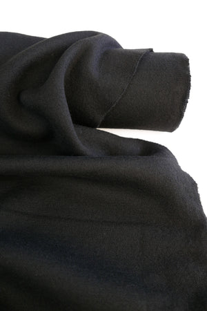 Merino Double-Knit Sweatshirting | Raven