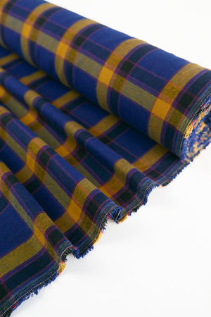 Moda - Yarn-Dyed Linen Cotton | Navy & Ochre