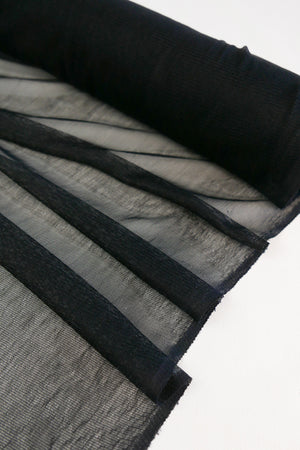Silk Tulle | Black