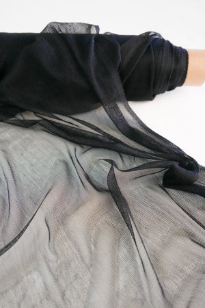 Silk Tulle | Black