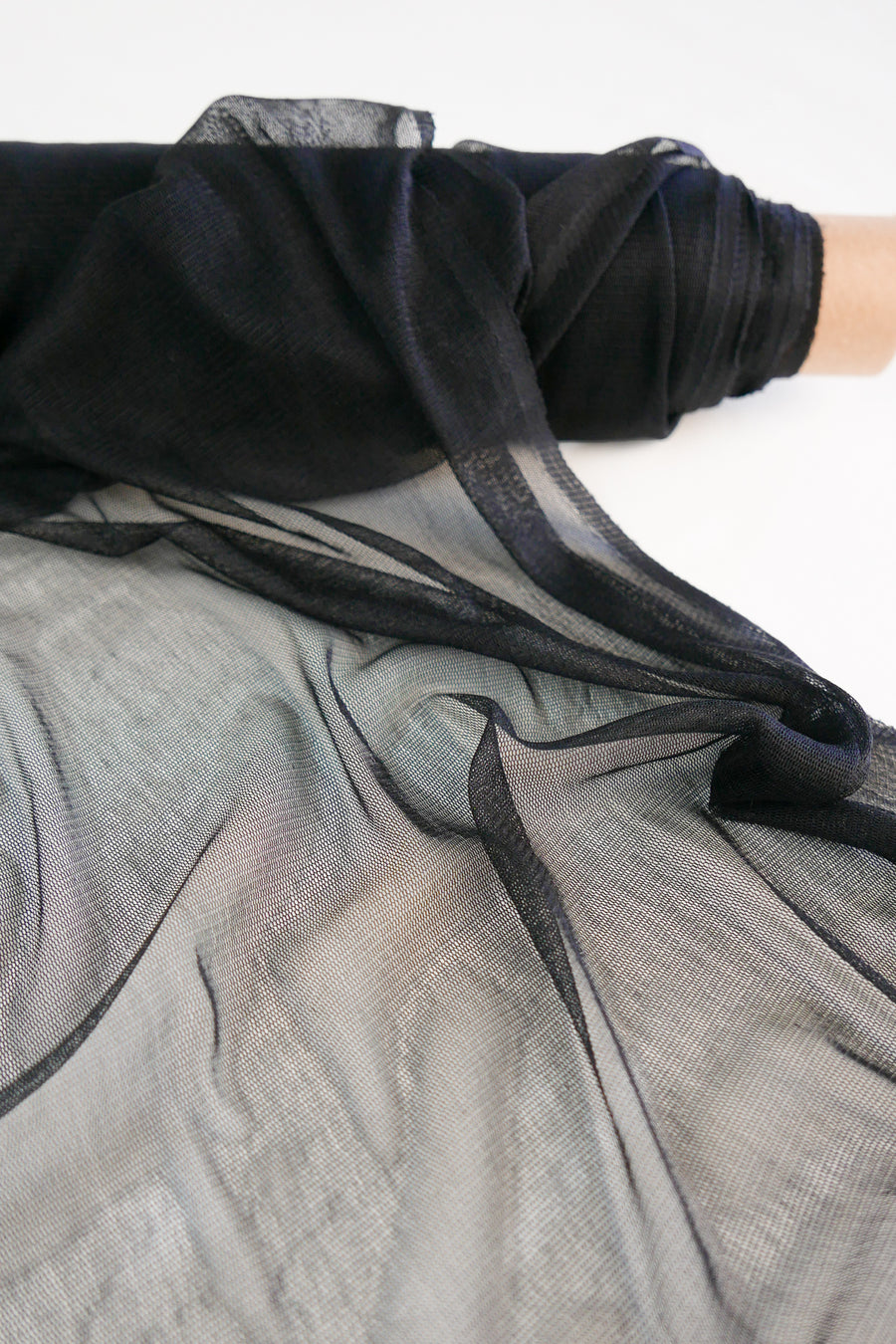 Silk Tulle | Black