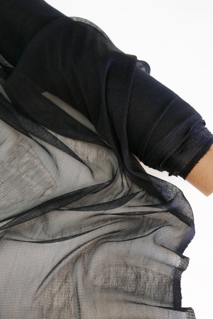 Silk Tulle | Black