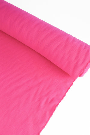 Italian Laundered Linen | Hot Pink