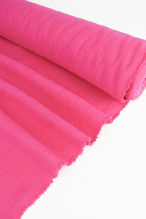 Italian Laundered Linen | Hot Pink