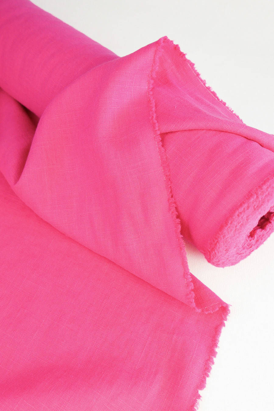 Italian Laundered Linen | Hot Pink