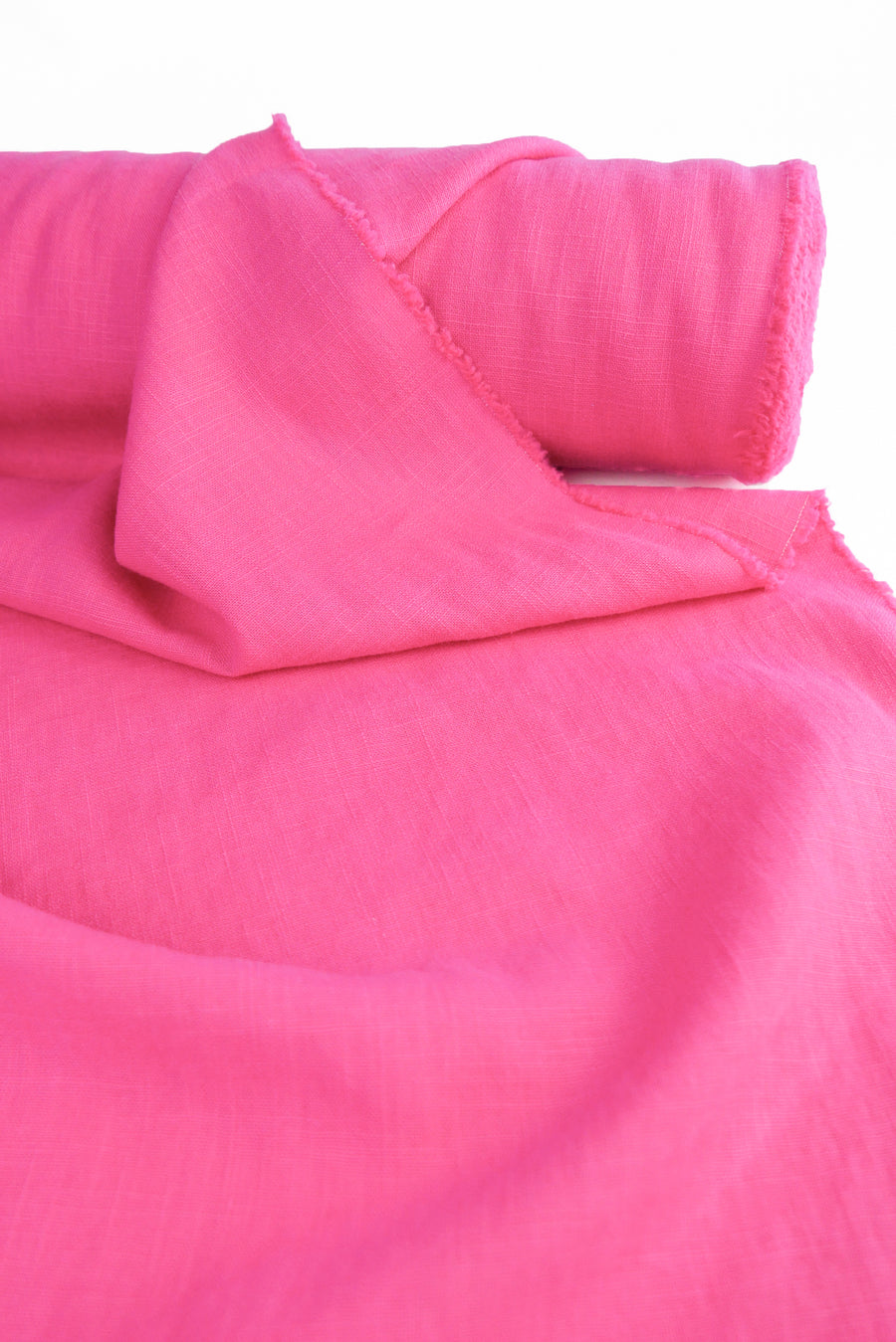 Italian Laundered Linen | Hot Pink