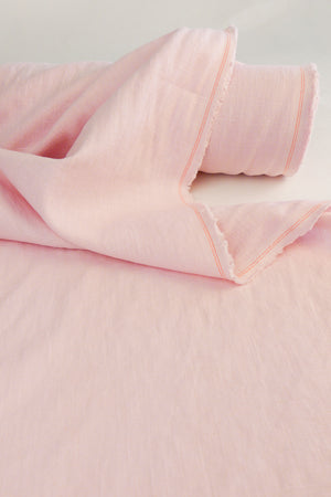 Italian Laundered Linen | Baby Pink