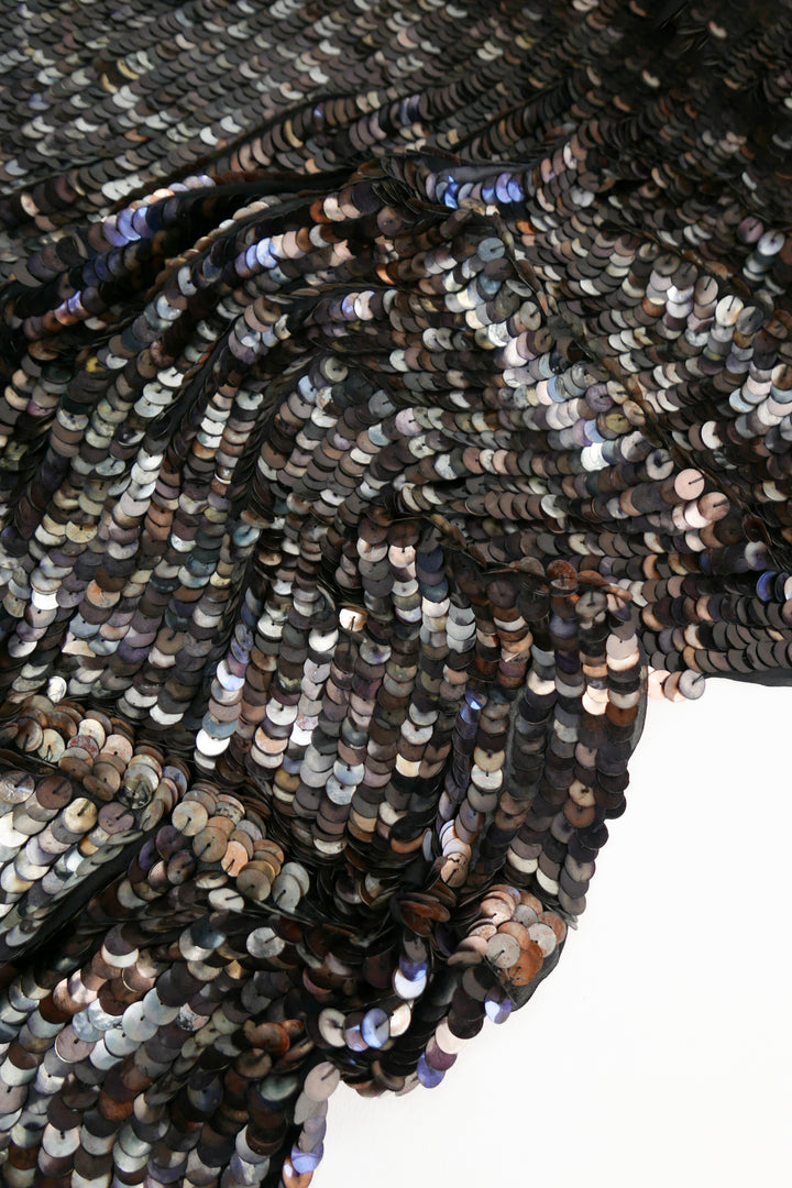 Embroidered Silk Sequin | Shell