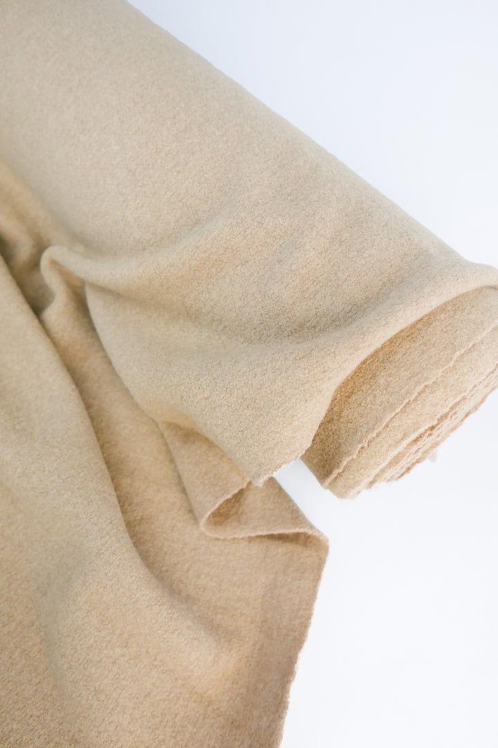 Antonio - Double Crepe Boiled Wool | Oatmeal