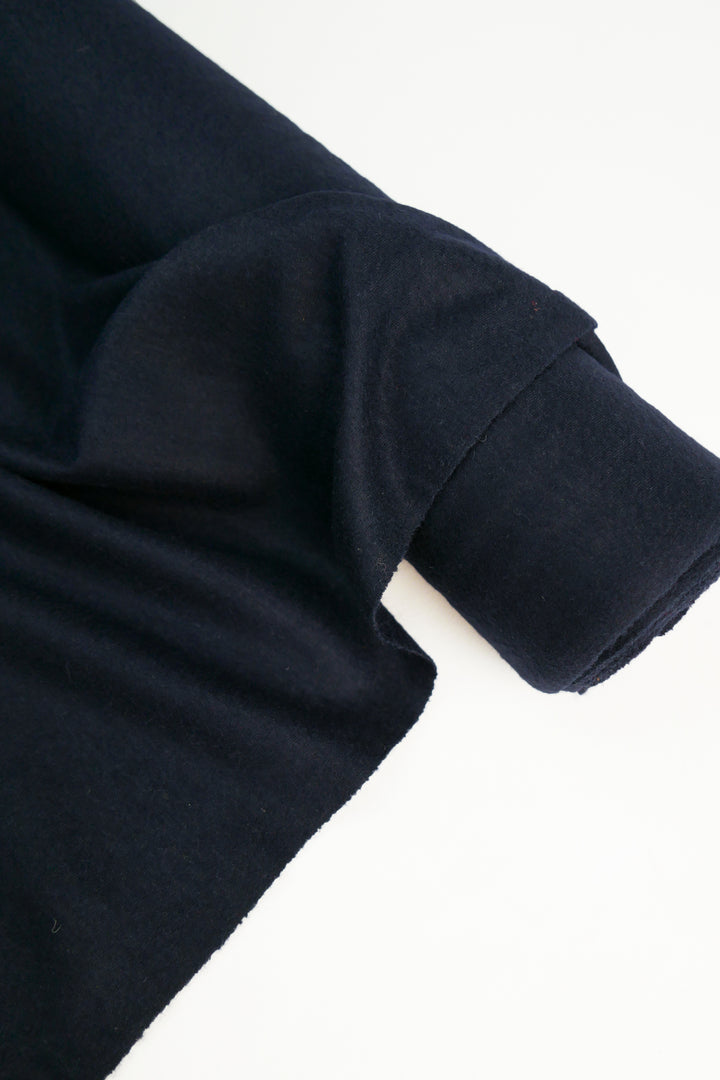 Beverley - Boiled Wool | Navy