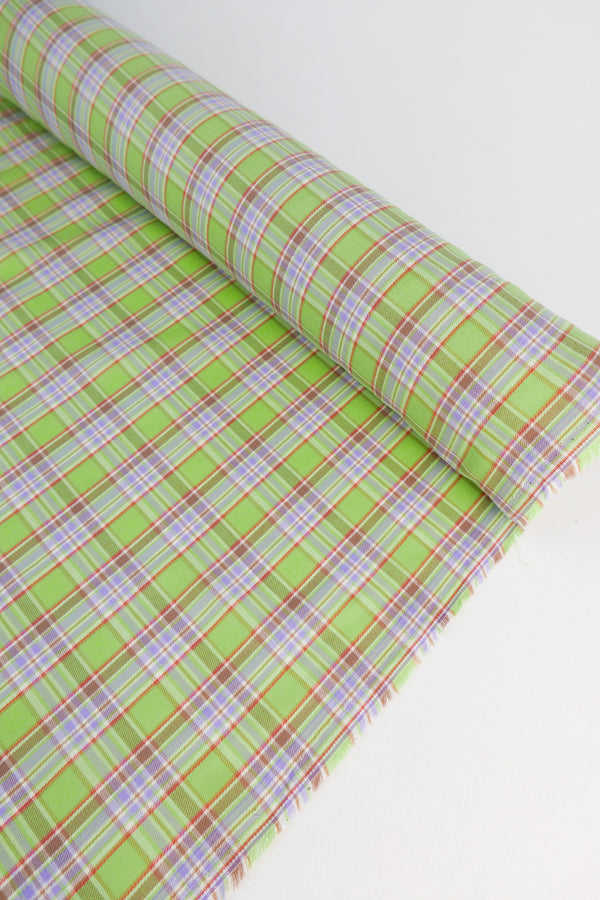 Allie - Yarn Dyed Cotton | Lime