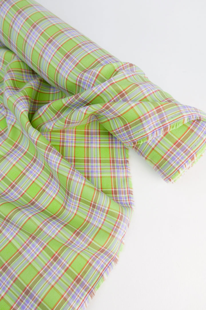 Allie - Yarn Dyed Cotton | Lime