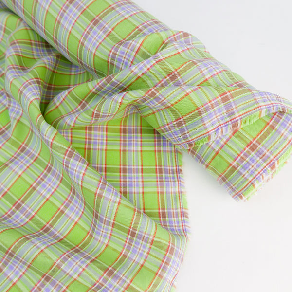 Allie - Yarn Dyed Cotton | Lime (LAST CUT - 2.2M)