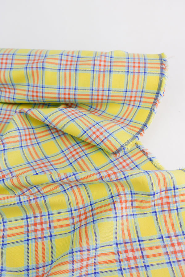 Allie - Yarn Dyed Cotton | Lemon