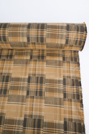 Evelina - Cotton Patchwork Double Cloth | Nutmeg
